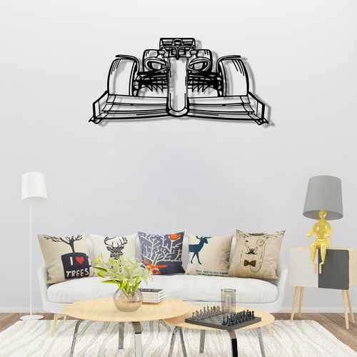 Metal car wall - car, art,