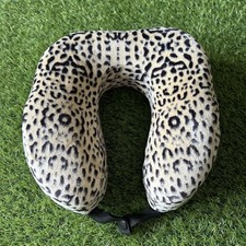 Animal Print Vibrating Memory Foam Neck Travel Pillow