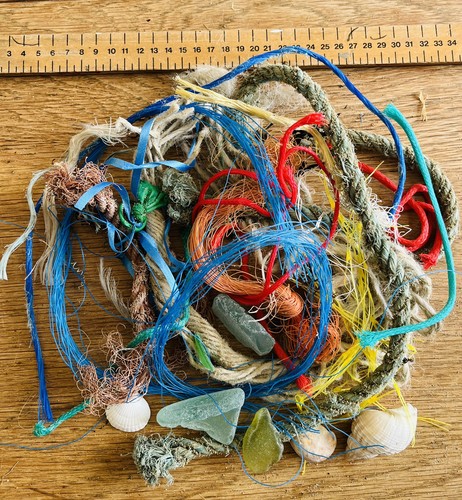 Beach finds north sea glass - north,