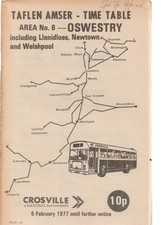 CROSVILLE BUS TIMETABLE BOOK