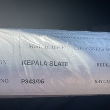 Designers Guild Kepala Slate P343/05 Grey Abstract Wallpaper See Photos 1 Roll