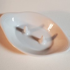 Bandwagon White Ceramic Potato