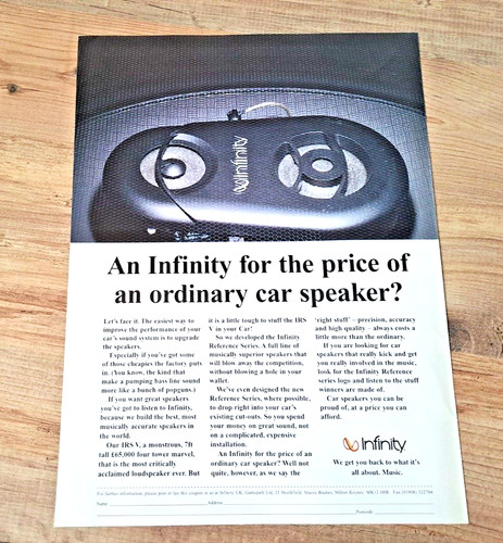 Infinity car speakers - infinity, hifi