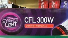 Street light cfl red 300w - street,