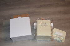 Lesser & Pavey Sweet Home Cream Cat Food Storage Tin with Scoop, Metal, 20