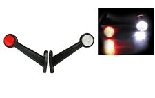 2X Marker Lights 8 LED Side Outline 20CM 24V STALK LAMP Trailer Truck CARAVAN