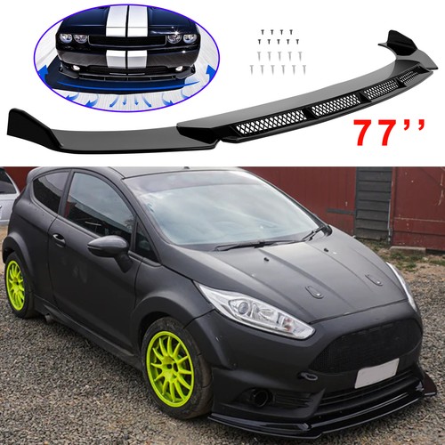 Gloss front bumper - front, lip