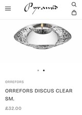 Orrefors Swedish Glass Candle