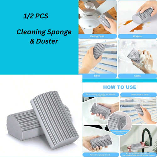 Cleaning sponge duster used - duster,,