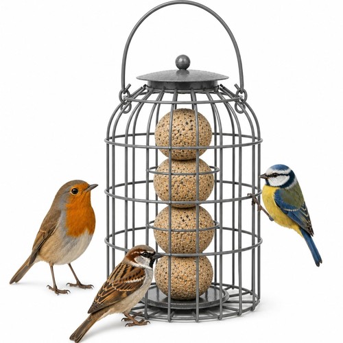 Hanging fat ball - ball, feeder