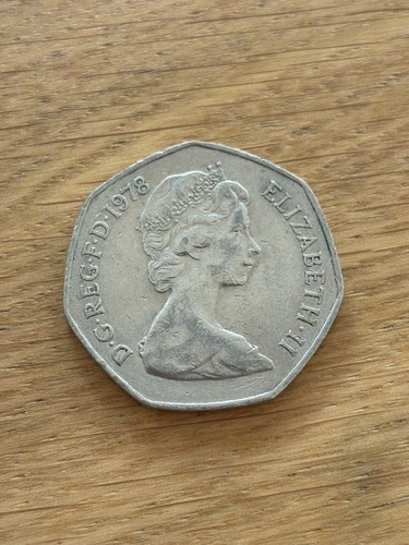 1978 old large 50p fifty - large,
