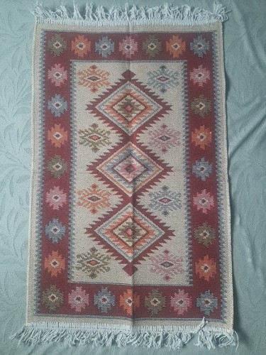 Turkish cotton kilim 60x90cm - kilim,