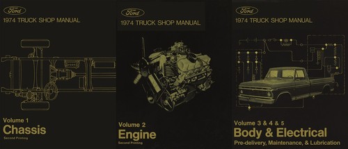 1974 ford truck shop - ford, manual