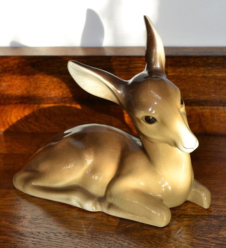 Burslem fawn deer rare - deer,