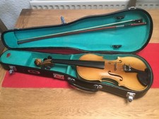 Vintage M5002-1 Lark 7/8 Size Violin with Case and Bow Musical Instrument