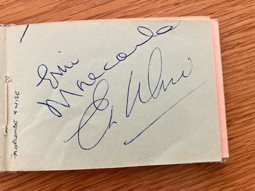 Morecambe wise signed - morecambe,