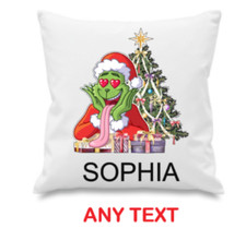 Personalised Grinch Cushion