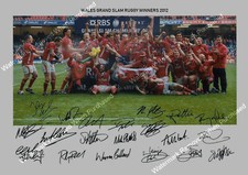 WALES SIGNED RUGBY GRAND SLAM