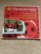 Manchester United Magnetic Album 40 Pieces with pitch Scene & Board game 2003