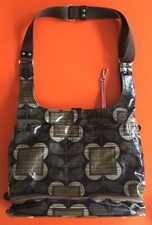 Orla Kiely Sling Cross Shoulder Baby Changing Hand Bag Flower Stem Square Stripe