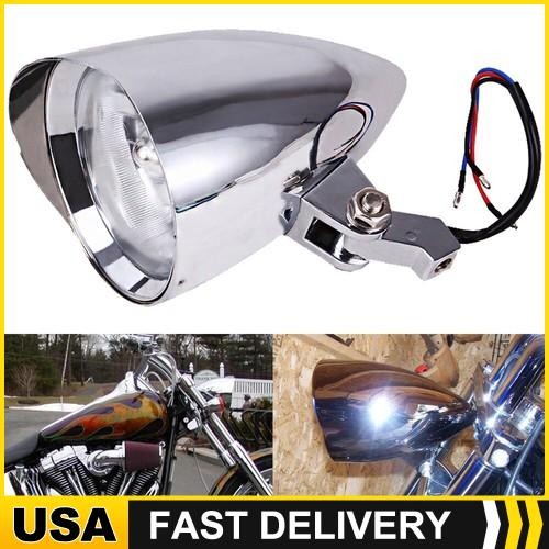 Chrome bullet headlight - chrome,