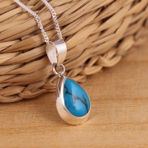 Solid 925 sterling - sterling, blue