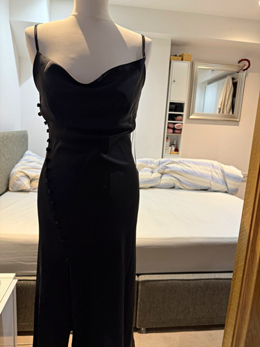 Women black solid - xs,