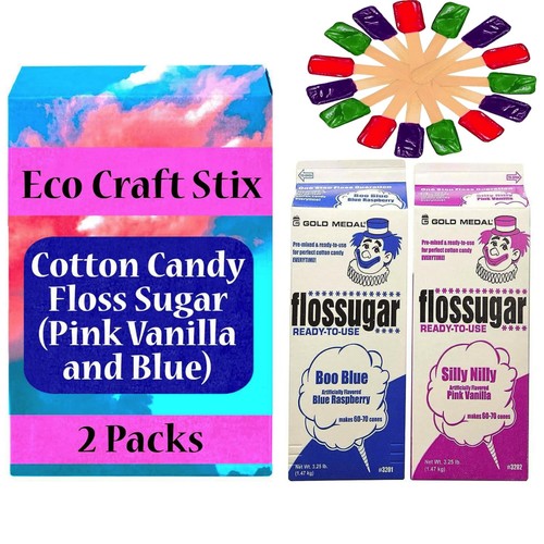 Cotton candy floss - candy, -2pk