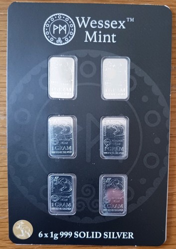 Wessex 999 silver bars pack - .999,