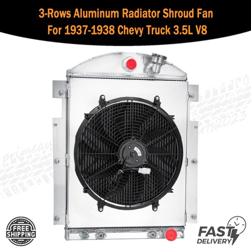 Rows aluminum radiator - 3-rows,