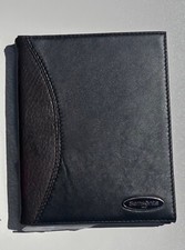 Samsonite leather travel twin photo frame. New unused