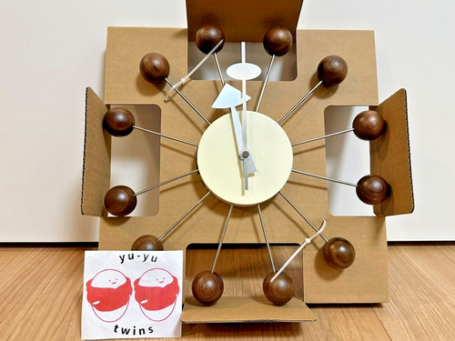 George nelson ball wall clock - george,