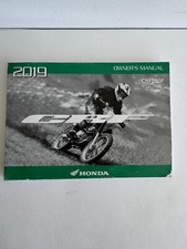 HONDA OEM  OWNER'S MANUAL BOOK