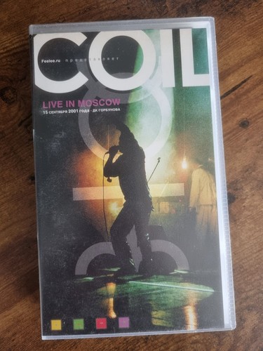 Coil live moscow vhs - coil,