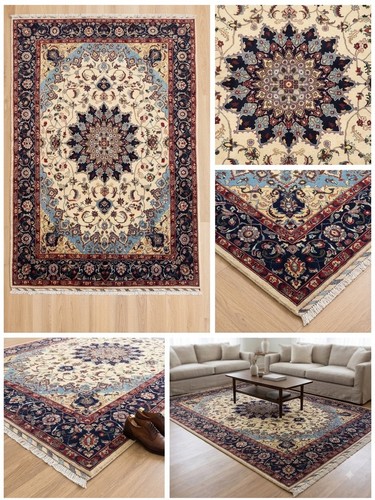 Large handmade medallion rug - large,
