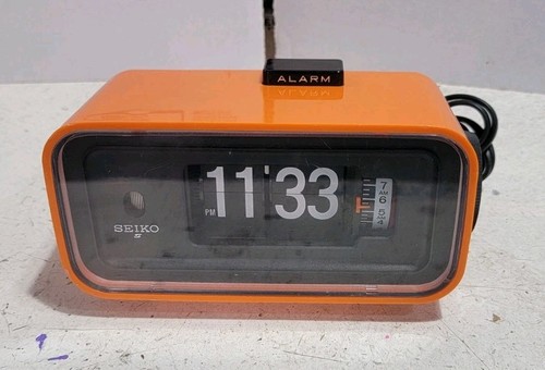 Rare seiko retro flip clock - rare,