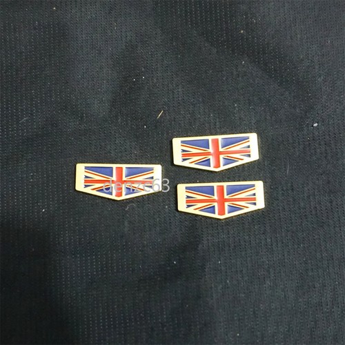 Flag chrome gold - uk,
