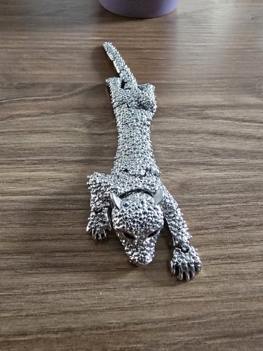 Articulated rhinestone panther - rhinestone,