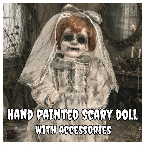 Porcelain horror bride - porcelain, doll