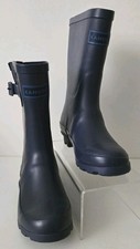 KANGOL Kids Tall Wellies Wellingtons Buckle Size C11 EU29 Blue Unisex Ex-Display