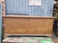 Antique Pine Coffer Chest Trunk Blanket box  Original Scumble Paint