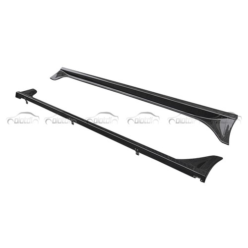Carbon fiber side skirts - side,