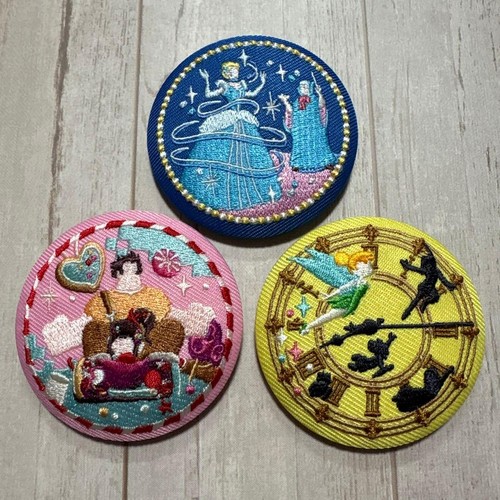 Disney embroidered tin badge