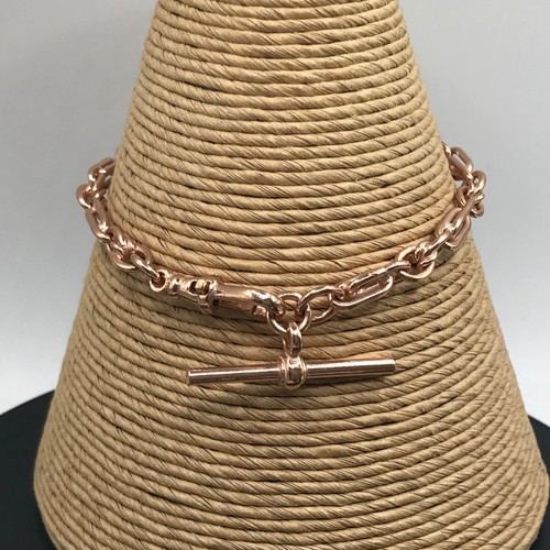Solid 9ct rose - 9ct, albert