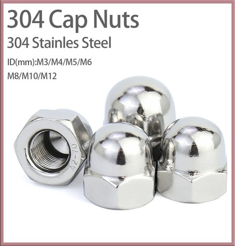 304 stainless steel dome nuts - steel,