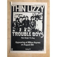 THIN LIZZY TROUBLE BOYS POSTER