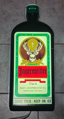Jagermeister light bottle - jagermeister,
