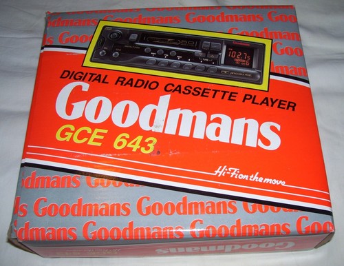 Nos vintage 1990 goodmans - nos,