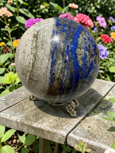 Lapis lazuli sphere - lazuli, with