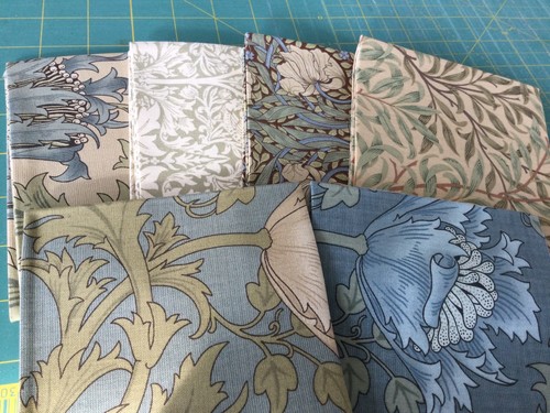 William morris fabric six fat - william,
